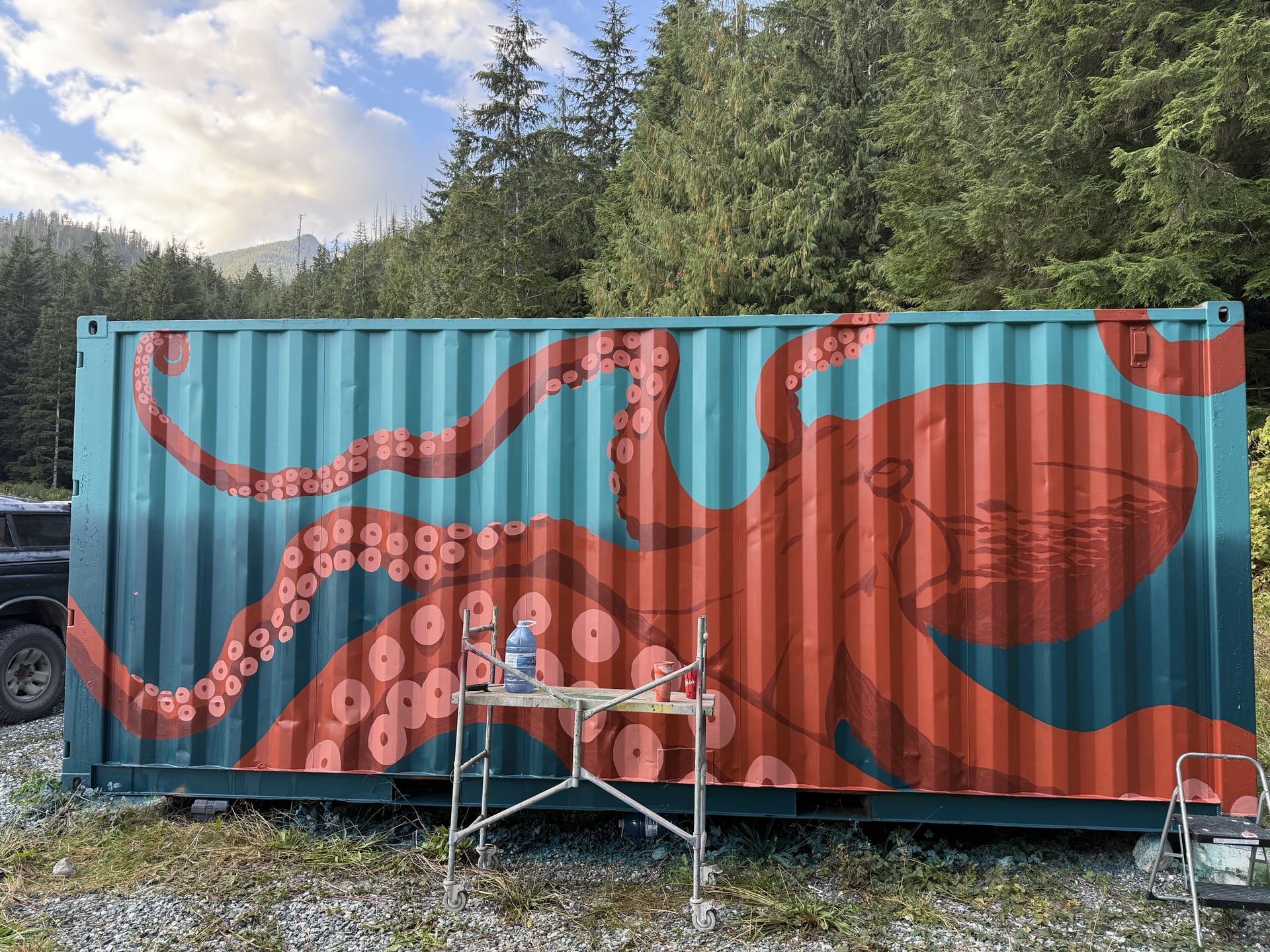Zeballos Mural